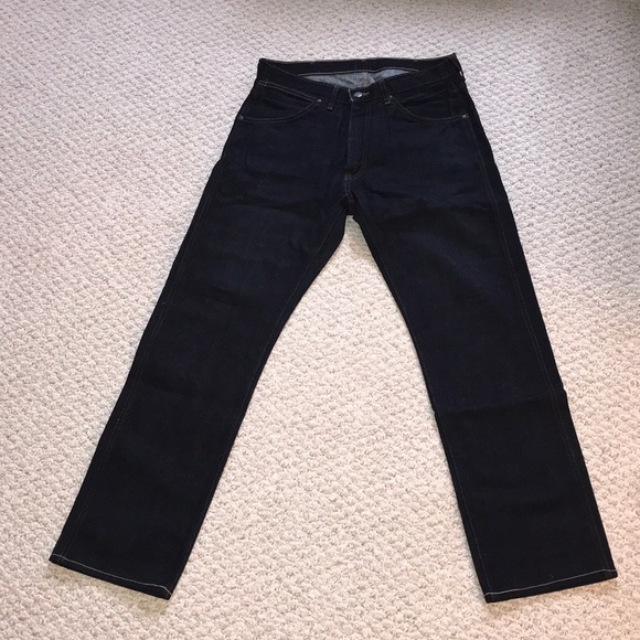 Bathing Ape unwashed indigo jeans
